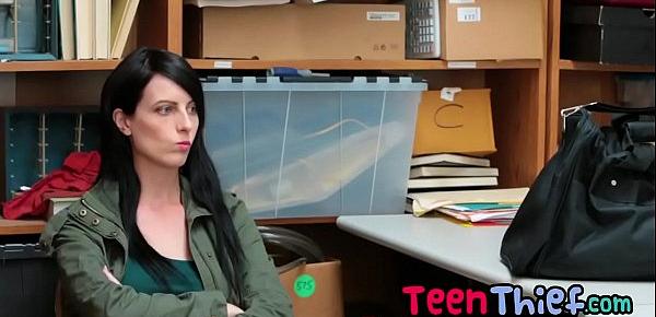  Teen Thief Alex Got Forced Into Banging In Office